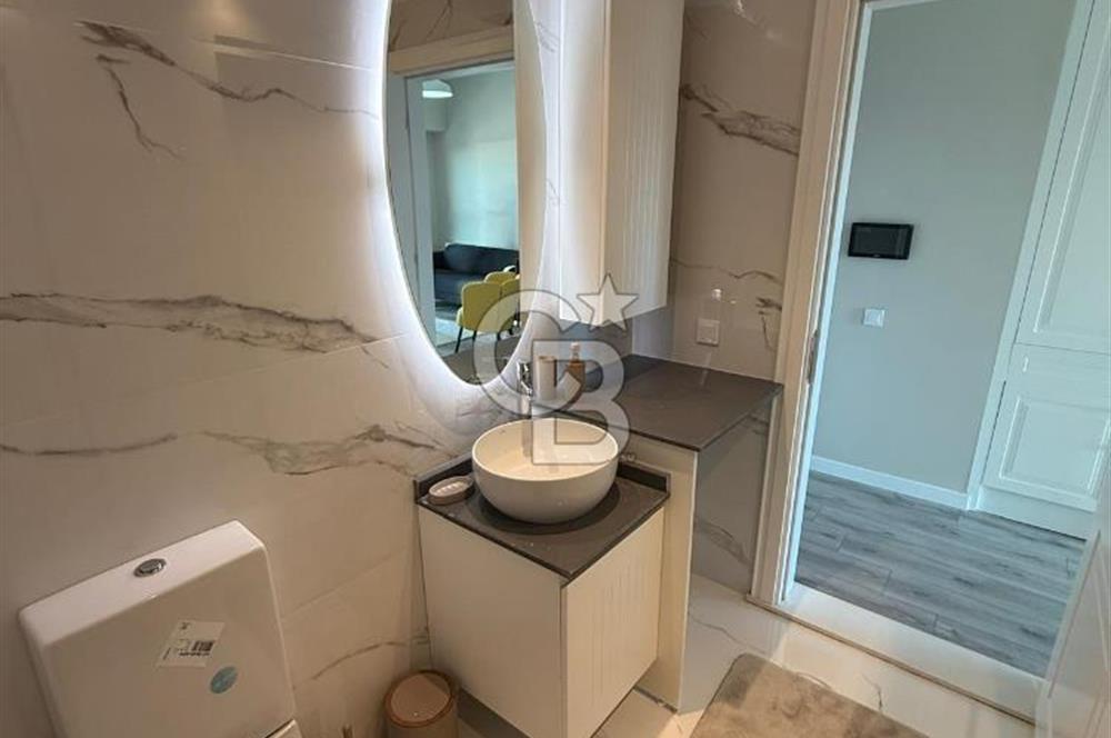 İNCİ PREMİUM'DA DENİZ MANZARALI FULL EŞYALI 1+1 SATILIK DAİRE