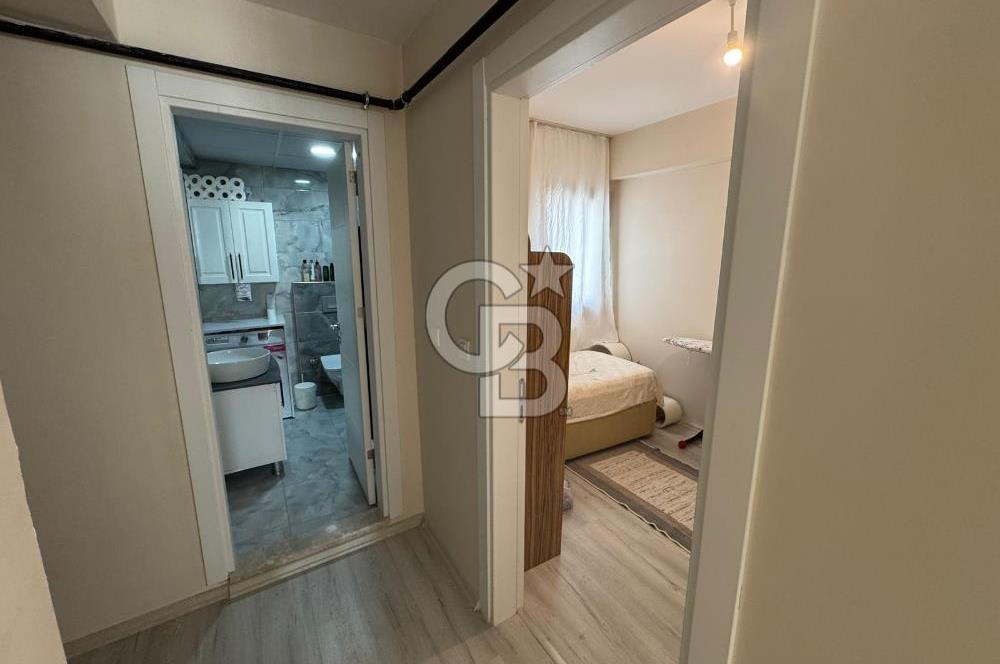 BAYRAKLI OSMANGAZİ'DE YATIRIMLIK, ARA KAT, SATILIK 1+1 KÖŞE DAİRE