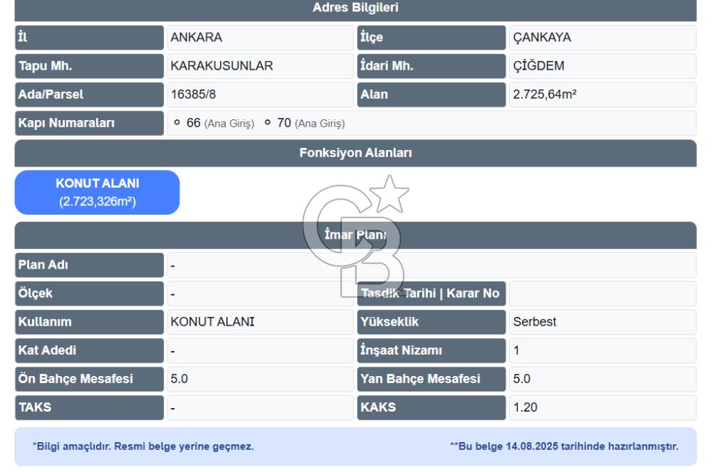 CB VİZYON GÖKHAN KORAL'DAN ÇİĞDEM MAHALLESİNDE SATILIK ARSA