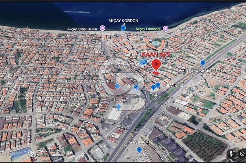 AKÇAY MERKEZDE 4+1 DUBLEKS – TERASLI, KALORİFERLİ, KLİMALI, ANKASTRE