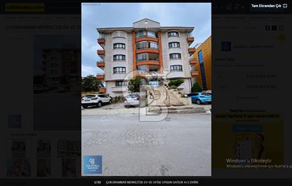 ÇUKURAMBAR MERKEZ'DE EV VE OFİSE UYGUN SATILIK 4+1 DAİRE