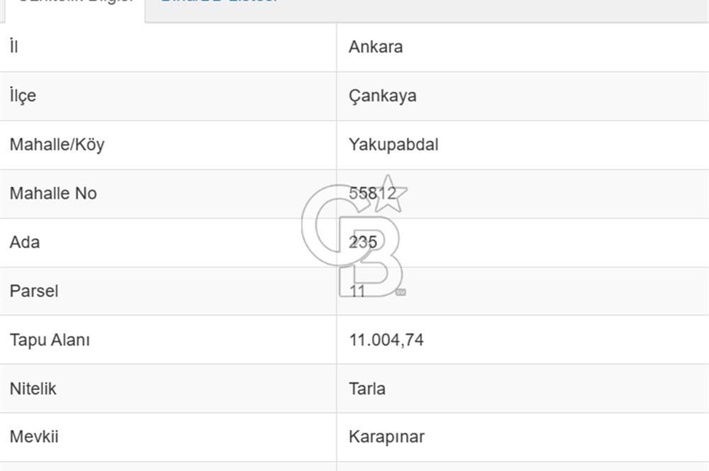 ELMADAĞ KAYAK MERKEZİ ETEKLERİNDE/YAKUPABDAL MH/YATIRIMLIK 1375 M2 FIRSAT TARLA