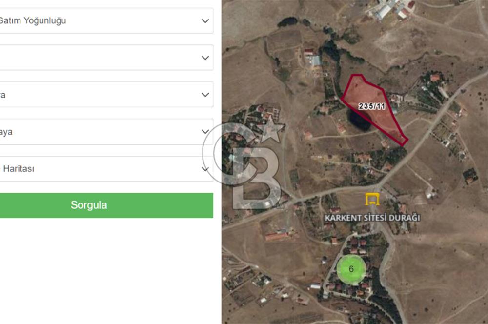 ELMADAĞ KAYAK MERKEZİ ETEKLERİNDE/YAKUPABDAL MH/YATIRIMLIK 1375 M2 FIRSAT TARLA