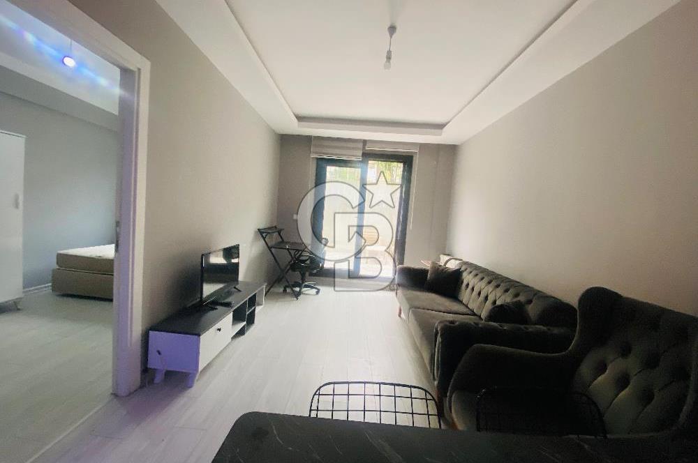 BUCA MENDERES HALK CADDESİNDE EŞYALI SATILIK 1+1  DAİRE