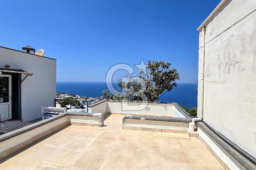Bodrum Yalıkavak Özel Plajlı, Full Deniz Manzaralı, Bahçeli Müstakil 3+1 Dubleks Villa