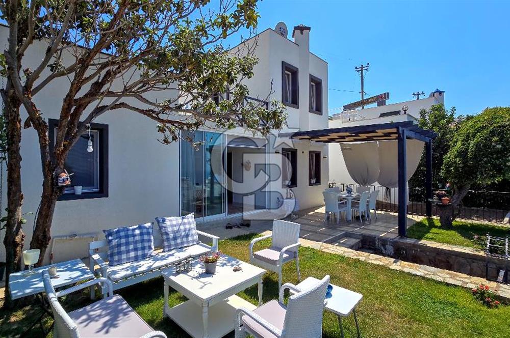 Bodrum Yalıkavak Özel Plajlı, Full Deniz Manzaralı, Bahçeli Müstakil 3+1 Dubleks Villa