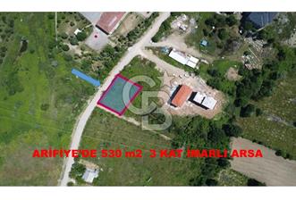 SAKARYA ARİFİYE'DE 530 m2 SATILIK İMARLI ARSA