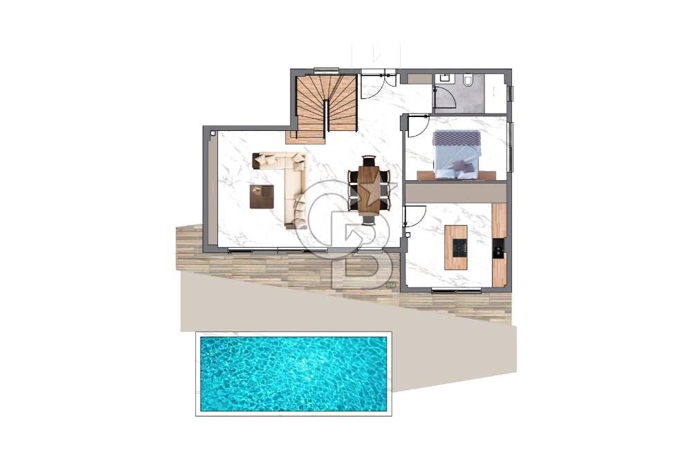 Kuşadası Soğucak ta Projeden Satılık 5+1 Villa