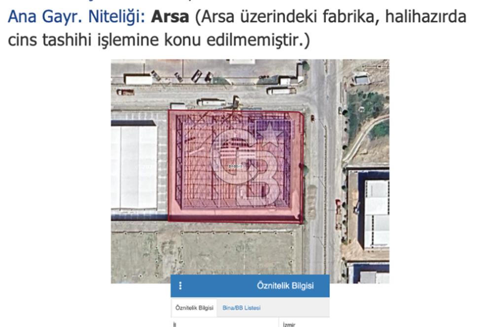 İzmir, Kemalpaşa, Halilbeyli, BAYOSB - Bağyurdu OSB, Kiralık 3.605 m2 Fabrika ve 5.000 m2 Arsa