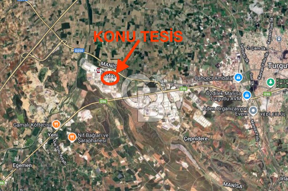 İzmir, Kemalpaşa, Halilbeyli, BAYOSB - Bağyurdu OSB, Kiralık 3.605 m2 Fabrika ve 5.000 m2 Arsa