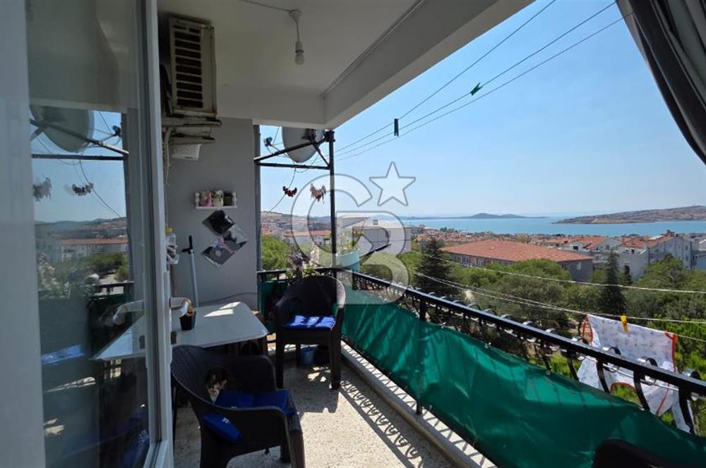 Ayvalık Armutçuk'ta Muhteşem Deniz Manzaralı, 2+1 Daire