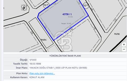 Yenimahalle Yakacık Kuzey Yıldızı'nda Konut İmarlı 250 m² Arsa
