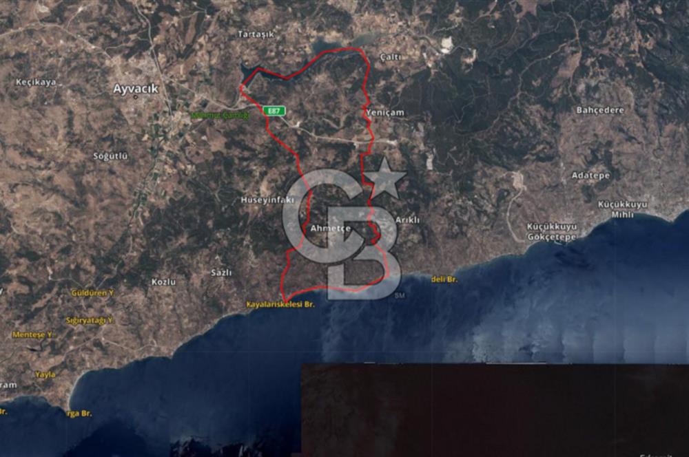 Çanakkale Ayvacık Ahmetçe Köyüne Yakın Satılık Zeytinlik