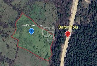 SATILIK Safranbolu Kırıklar Köyü, Bartın Yolu Üzeri Bahçe/Tarla