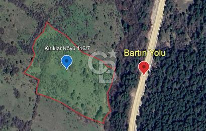 SATILIK Safranbolu Kırıklar Köyü, Bartın Yolu Üzeri Bahçe/Tarla