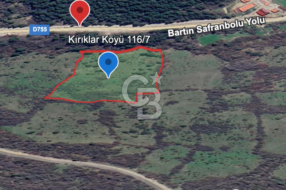 SATILIK Safranbolu Kırıklar Köyü, Bartın Yolu Üzeri Bahçe/Tarla