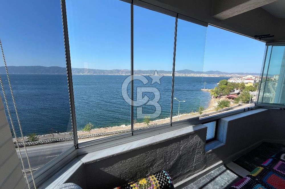 HALIDERE'DE DENİZ MANZARALI 3+1 SATILIK DAİRE ASANSÖRLÜ