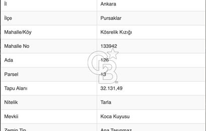 PURSAKLAR KÖSRELİK KIZIĞI KOOPERATİF HİSSESİ SATILIK