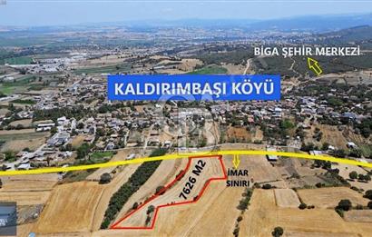 ÇANAKKALE BİGA'DA İMAR SINIRINDA YATIRIMLIK ARSA