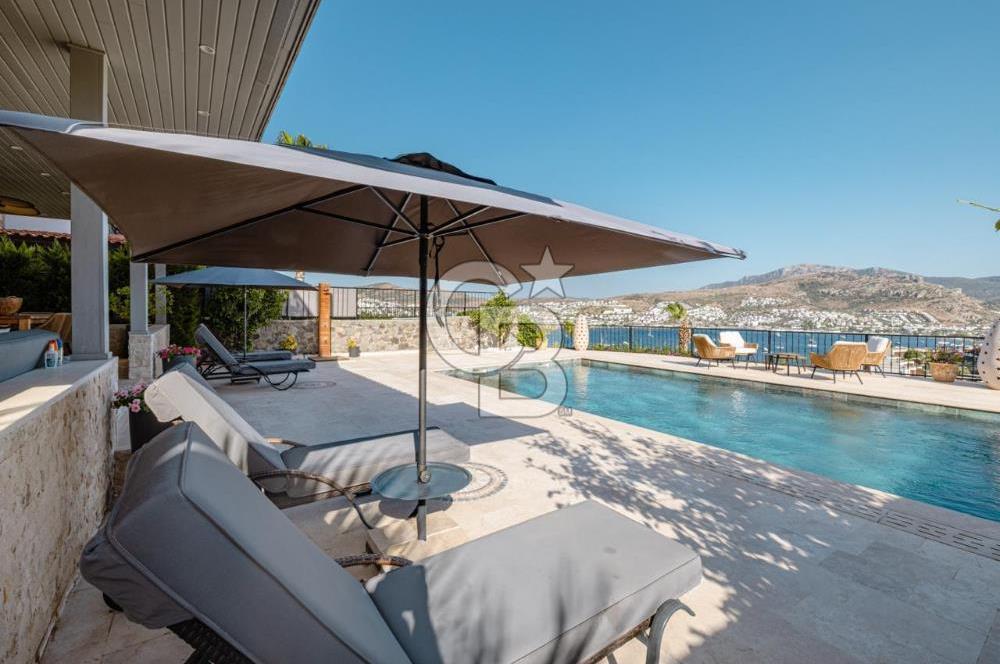 CB CLASS BODRUM GÜNDOĞAN KENDİ SAHİLİ OLAN SATILIK VİLLA