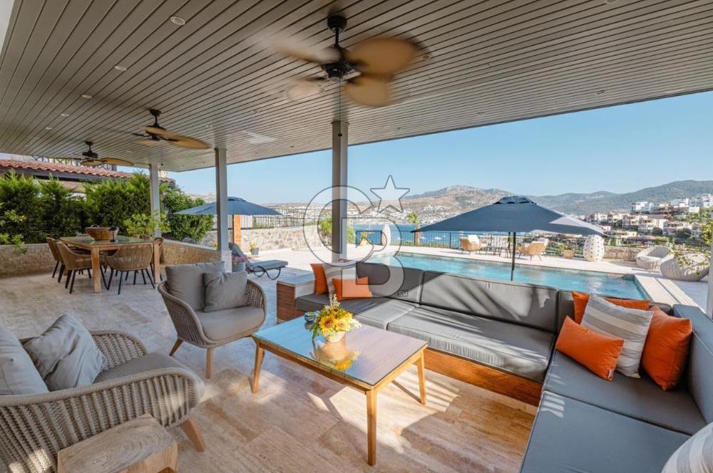 CB CLASS BODRUM GÜNDOĞAN KENDİ SAHİLİ OLAN SATILIK VİLLA
