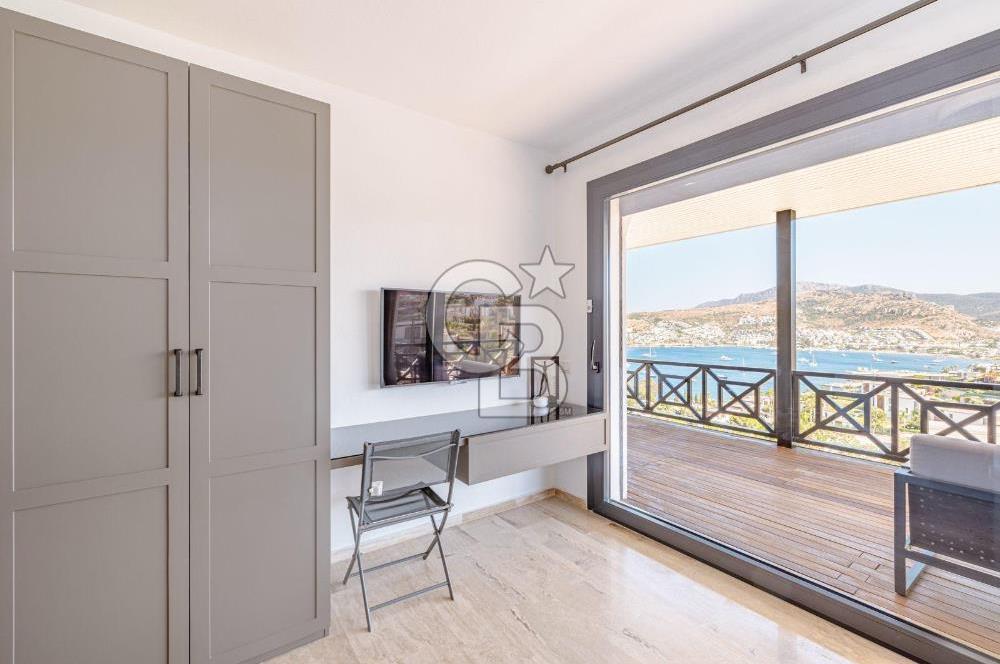 CB CLASS BODRUM GÜNDOĞAN KENDİ SAHİLİ OLAN SATILIK VİLLA