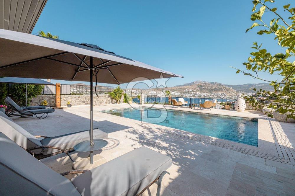 CB CLASS BODRUM GÜNDOĞAN KENDİ SAHİLİ OLAN SATILIK VİLLA