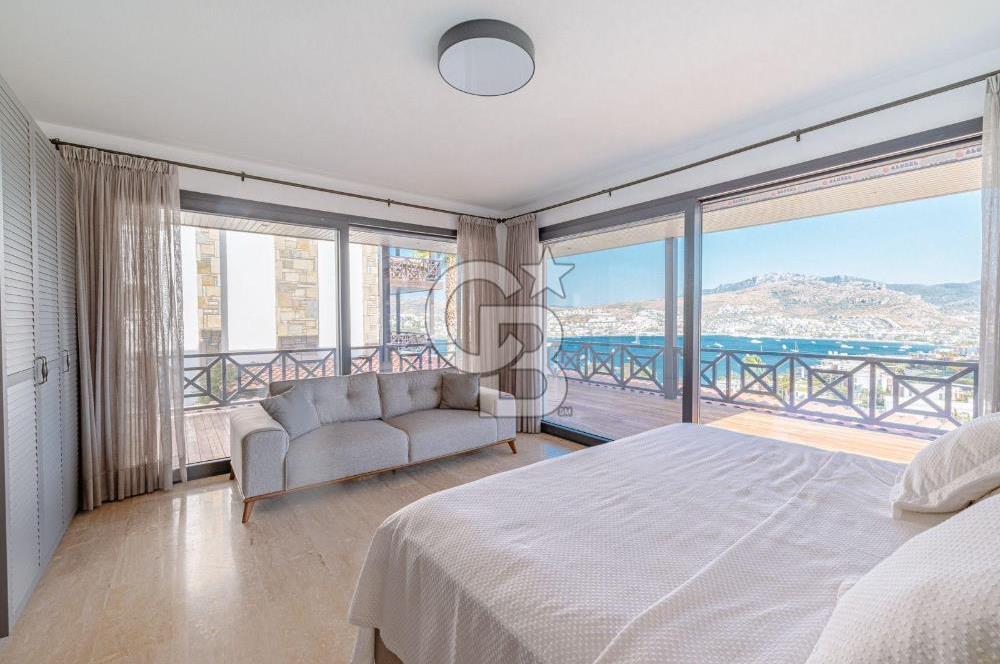 CB CLASS BODRUM GÜNDOĞAN KENDİ SAHİLİ OLAN SATILIK VİLLA