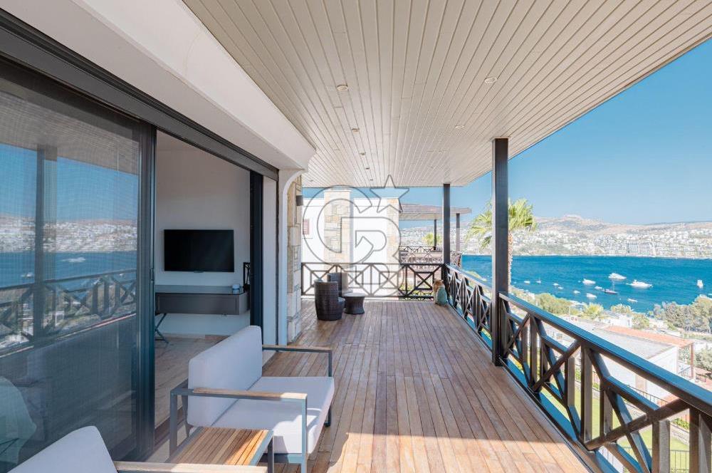 CB CLASS BODRUM GÜNDOĞAN KENDİ SAHİLİ OLAN SATILIK VİLLA