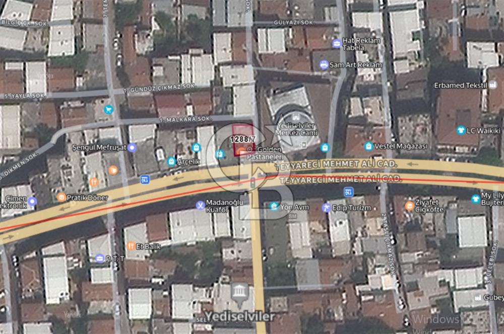 BURSA;YILDIRIM,TEYYARECİ MEHMET ALİ CAD. CEPHE SATILIK BİNA