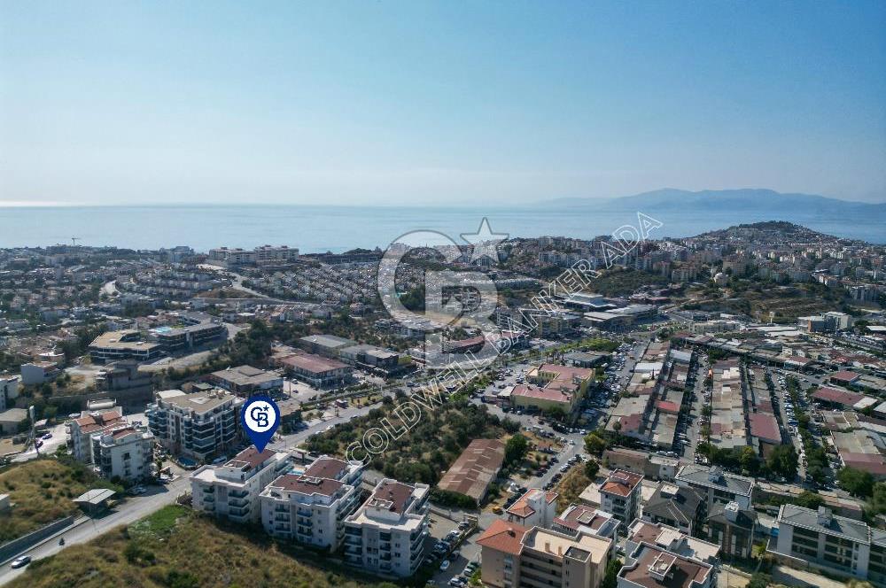 KUŞADASI ÇATI DUBLEKS DENİZ MANZARALI ÖZEL OTOPARKLI 4+1 DAİRE
