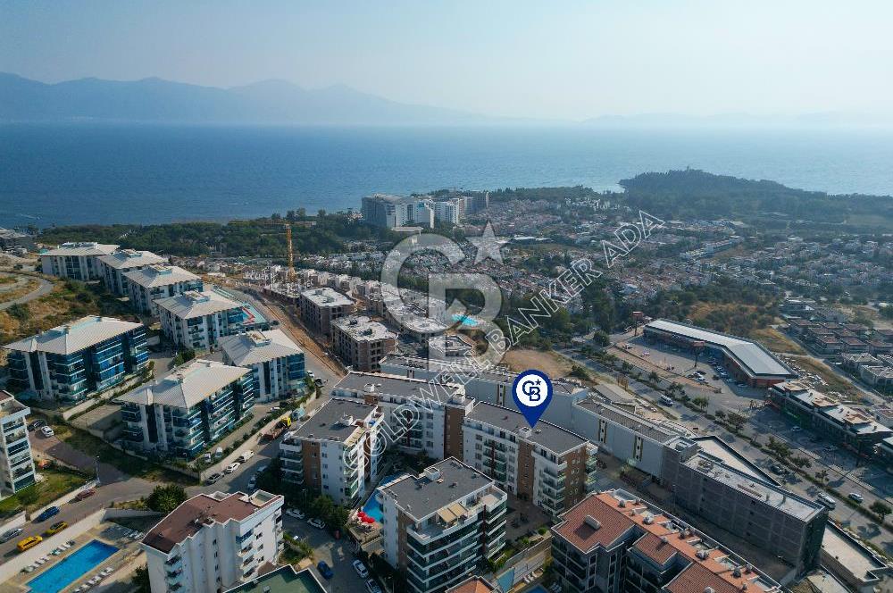KUŞADASI PANORAMİK DENİZ MANZARALI SİTEDE ÇATI KATI 3+1 DAİRE