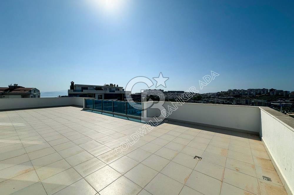 KUŞADASI ÇATI DUBLEKS DENİZ MANZARALI ÖZEL OTOPARKLI 4+1 DAİRE