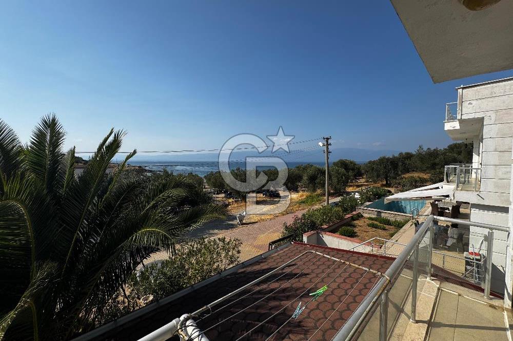 Gömeç Karaağaçta Denize 80 Metre Deniz Manzaralı Villa