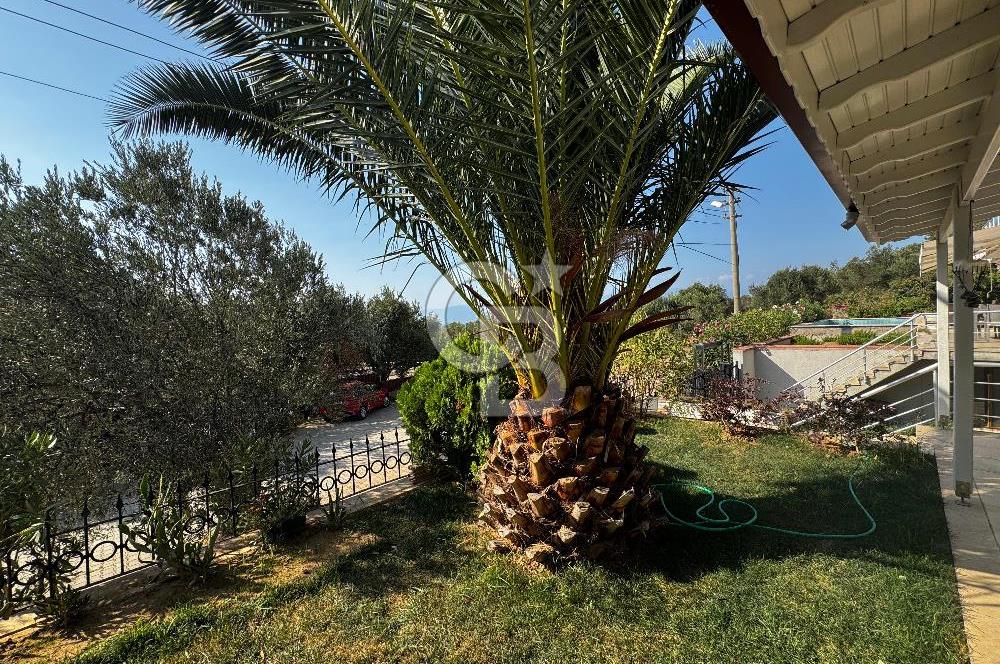 Gömeç Karaağaçta Denize 80 Metre Deniz Manzaralı Villa