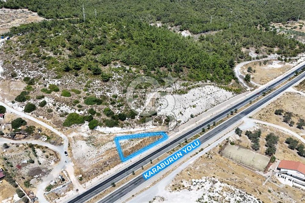 Mordoğan İzmir Caddesi'nde Yola Cepheli Satılık Tarla
