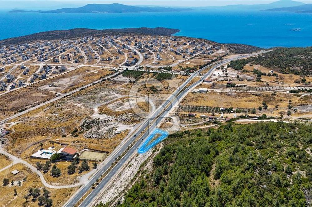 Mordoğan İzmir Caddesi'nde Yola Cepheli Satılık Tarla
