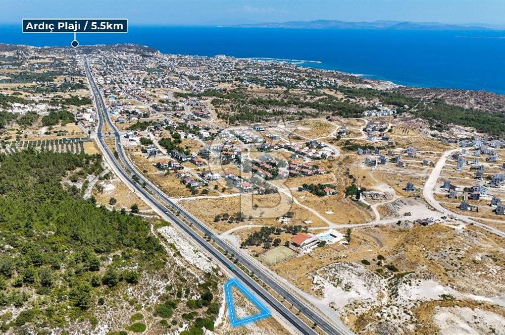Mordoğan İzmir Caddesi'nde Yola Cepheli Satılık Tarla
