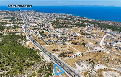 Mordoğan İzmir Caddesi'nde Yola Cepheli Satılık Tarla