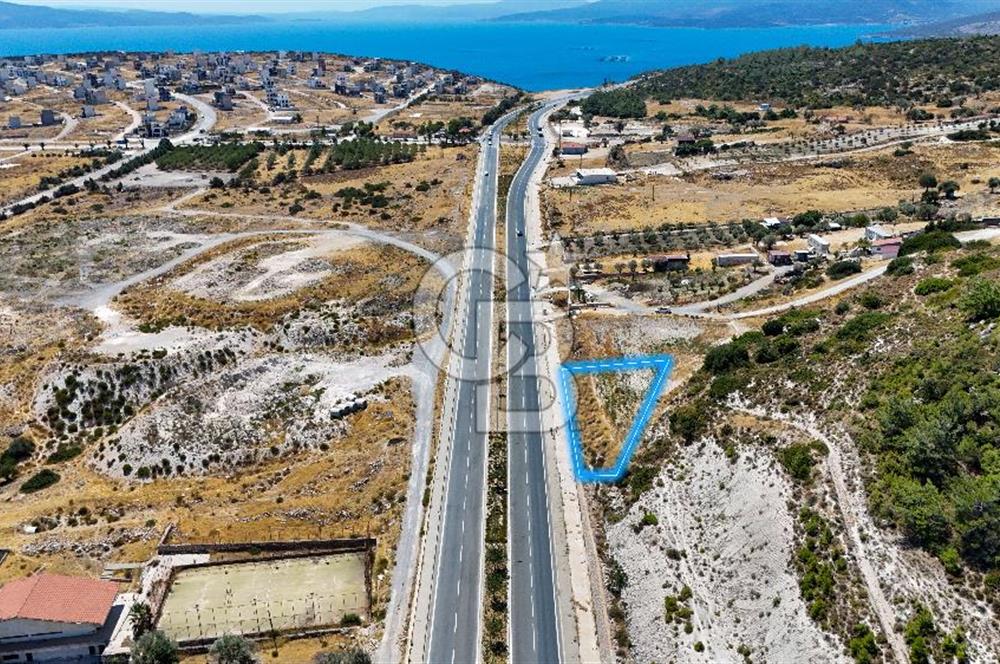 Mordoğan İzmir Caddesi'nde Yola Cepheli Satılık Tarla