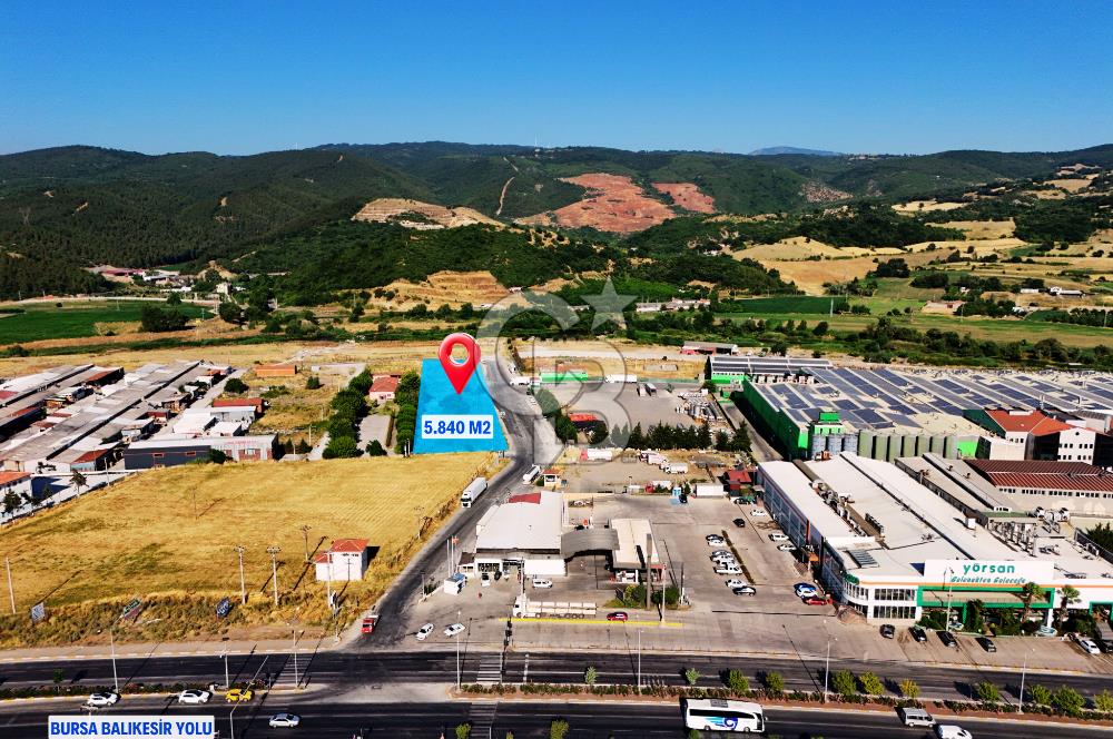 GÜNEY MARMARA NIN EN İYİ KONUMU CADDE ÜZERİ 5840 M2 SATILIK ARSA