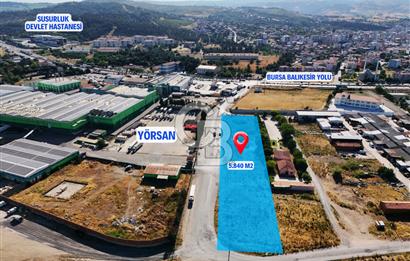 GÜNEY MARMARA NIN EN İYİ KONUMU CADDE ÜZERİ 5840 M2 SATILIK ARSA