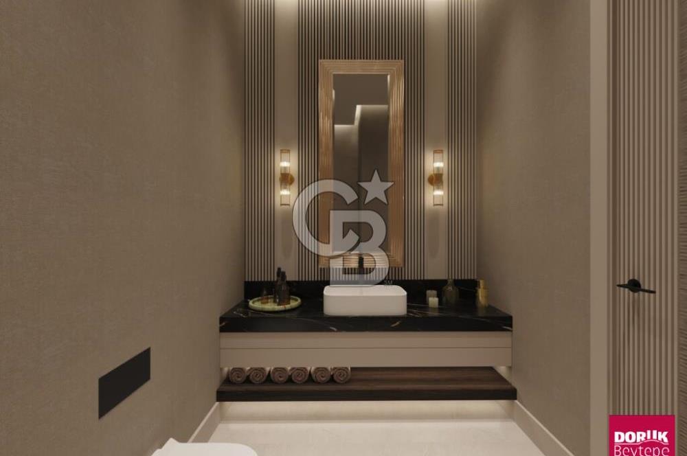 DORUK BEYTEPE ÇANKAYAda FULL MARKA PANAROMİK 4,5+1 DAİRE SATILIk