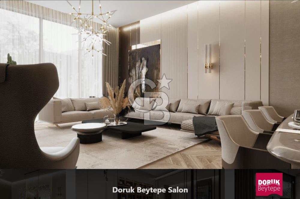 DORUK BEYTEPE ÇANKAYAda FULL MARKA PANAROMİK 4,5+1 DAİRE SATILIk