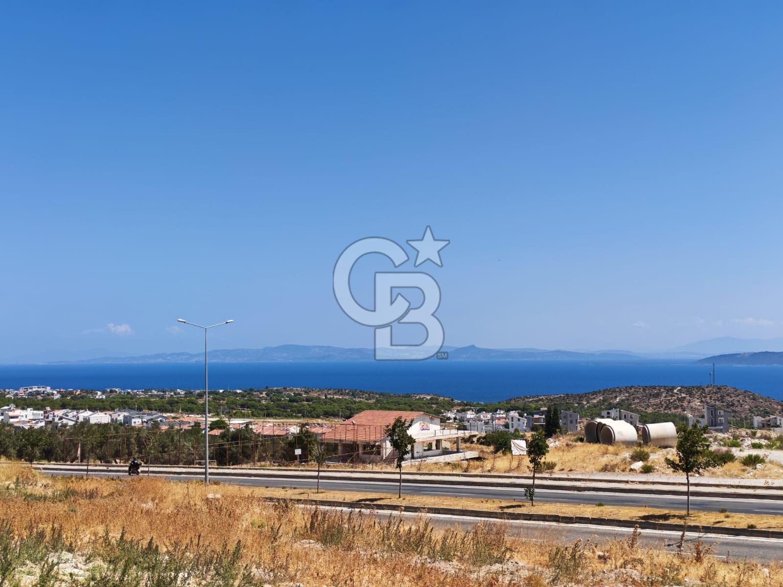 Mordoğan İzmir Caddesi'nde Yola Cepheli Satılık Tarla