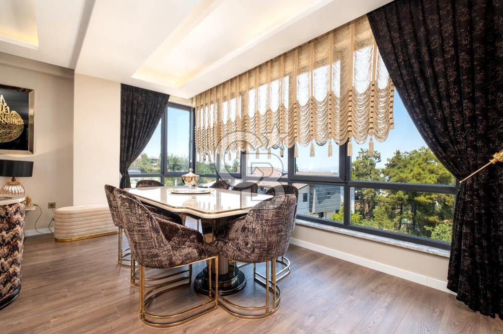 CB AMBIANCE I GÜMÜŞLÜK'TE LÜKS EŞYALI SATILIK 4+2 TRİPLEKS VİLLA