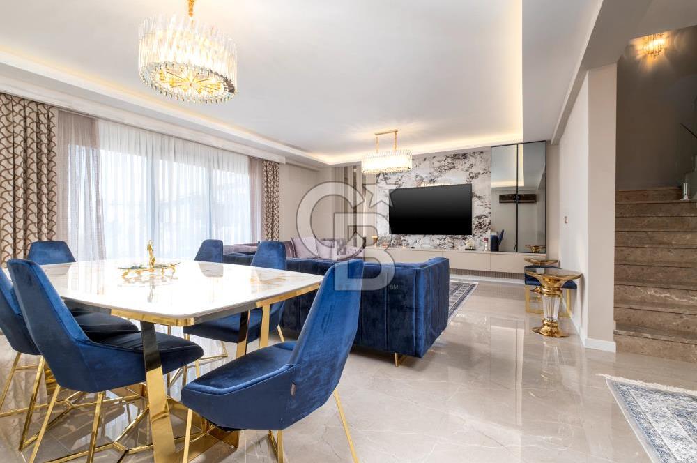 CB AMBIANCE I GÜMÜŞLÜK'TE LÜKS EŞYALI SATILIK 4+2 TRİPLEKS VİLLA