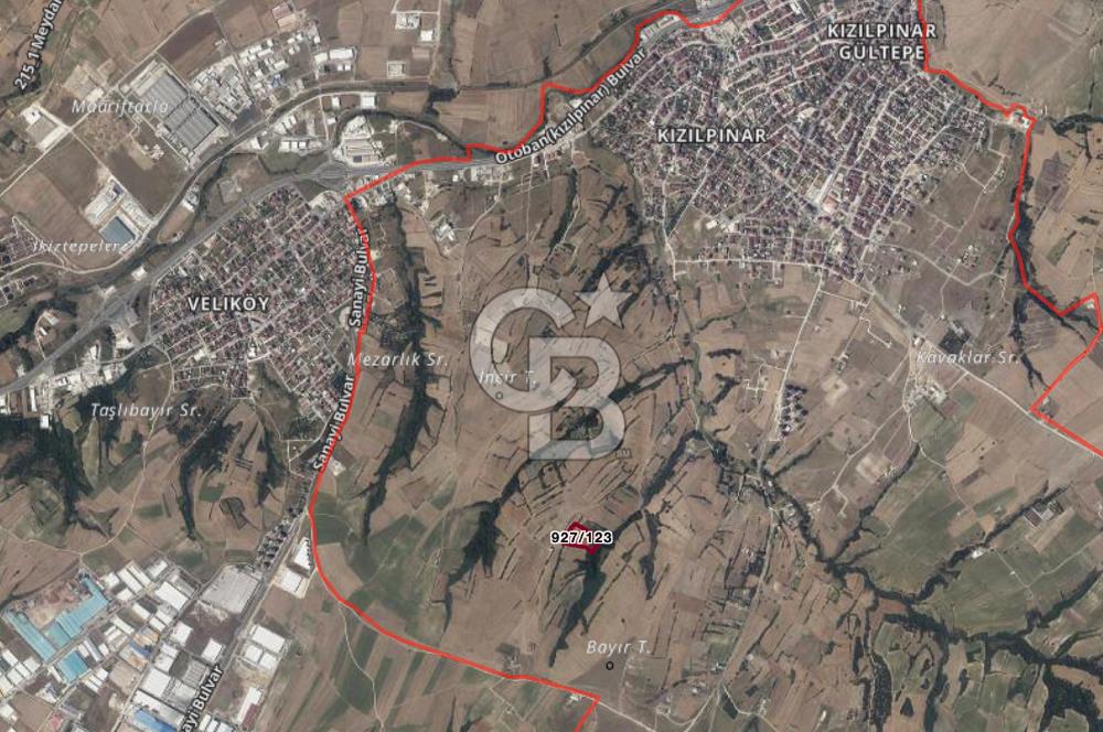 Çerkezköy Kızılpınar'da Müstakil Tapulu Satılık 14.875m2 Fırsat Arazi 