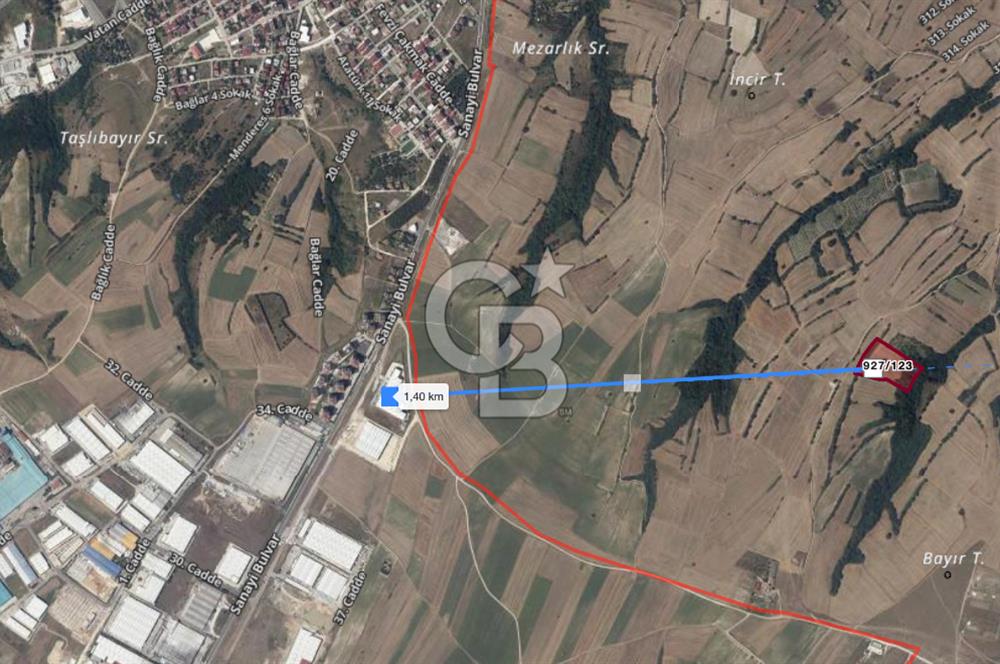 Çerkezköy Kızılpınar'da Müstakil Tapulu Satılık 14.875m2 Fırsat Arazi 