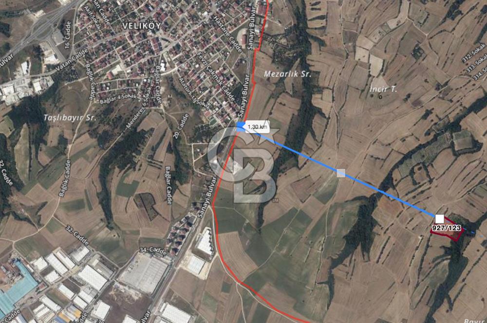 Çerkezköy Kızılpınar'da Müstakil Tapulu Satılık 14.875m2 Fırsat Arazi 